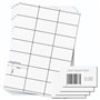 OfficeGear Lot de 25 feuilles de 525 étiquettes de prix pour codes-barres A4 120 g/m² - 38 x 70 mm - Carte micro-perforée non ad