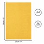 Belle Vous Lot de 24 Papier Doré Cartonné A4 250g/m² -Papier Or pour Projets de Scrapbooking et Emballage - Carton Rigide pour C