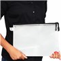 Belle Vous Pochette Plastique Zip Transparentes (Lot de 12) - Pochette Zip A4 - Pochette Plastique Étanche Multi-Usages pour Voy
