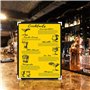Belle Vous Protege Menu A5 (10 Pcs) - Porte Menu Restaurant 1 Page Double Face Style Américain - Pochette Menu Noires avec Coins