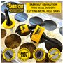 SabreCut HSM025 Kit de scie cloche haute performance pour tôle d'acier à paroi mince 25 mm avec corps en acier et mandrin en cob