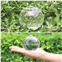 Belle Vous Boule de Cristal K9 à Facettes - Boule Cristal Photographie 8cm avec Support, Pochette en Velours, Tissu en Microfibr