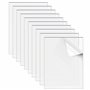 Belle Vous Lot de 10 Plaque Acrylique Transparent - Plexi 1mm de 20 x 25