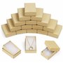 BELLE VOUS Ecrin a Bijoux en Kraft Garni de Polyester (Lot de 100) - 5