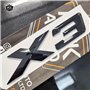 MCK Auto - X3 Noir Brillant Logo arrière Emblème Tuning Emblème
