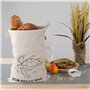 Joeji's Kitchen Bread Bag Lot de 2 sacs à pain en tissu coton pour vos pâtisseries - 30 x 40 cm Sac baguette écologique Zéro déc