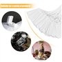 Chstarina 200 Pièces Étiquettes de Prix, 23*13 mm Étiquettes de Marquage Blanche, Étiquettes de Prix Vierges Inscriptibles, Peti