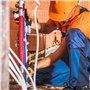 BLOSTM Genouillère Travail de Protection - Paire de Genouillères Professionnelles Flexibles pour Pantalon de Travail, le Sport,