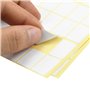 1500 Pcs, 13 x 19 mm Étiquettes Autocollantes Blanches imprimables, étiquettes multi-usages, Autocollants Congelables, A4 Papier