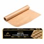 LuxLiv® Rouleau de papier sulfurisé marron non blanchi de 50 m de long pour la pâtisserie
