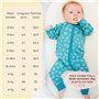 Bramble & Bear (Lot de 2) Combinaisons de Nuit garçon et Fille Sleepsuit, Fauve & Sarcelle, 2-3 Years Mixte bébé