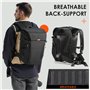TARION Sac à Dos Photo Professionnel - Compartiment 16'' pour PC + Ouvertures Latérale/Arrière Rapides, Housse Imperméable et Ce