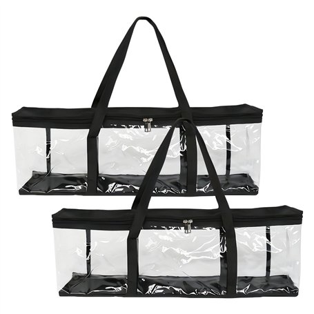 Laughhe Lot de 2 Sac de Rangement Portable pour CD/DVD