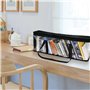 Laughhe Lot de 2 Sac de Rangement Portable pour CD/DVD, Étui DVD de Grande Capacité avec Poignées, Sac de Transport en PVC Trans