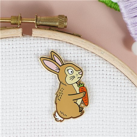 Caterpillar Cross Stitch Needle Minder - Lapin pour accessoires de point de croix