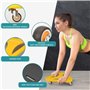Belle Vous Roue Abdominale - Materiel Fitness pour Abdominaux avec Tapis de Soutien pour les Genoux - Appareil de Musculation de