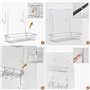 BELLE VOUS Support de Douche Suspendu en Acier Inoxydable - Etagere Porte Savon Antirouille a Suspendre - Panier Rangement Salle