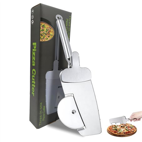 Roulette à pizza professionnelle en acier inoxydable