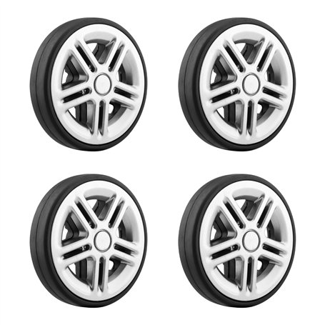 Wisebom 4 Pcs Roulettes de Valise de Remplacement