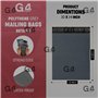 G4GADGET Lot de 100 grands sacs postaux de 25,4 x 35,6 cm – Sacs en polyéthylène résistants à la déchirure et imperméables pour 