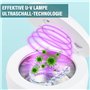 Nettoyeur Ultrasons 45kHz Nettoyeur Ultrason Appareil avec Lampe UV Nettoyeur Bijoux Ultrasonique Bac a Ultrasonic Cleaner Pour
