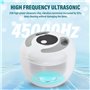 Nettoyeur Ultrasons 45kHz Nettoyeur Ultrason Appareil avec Lampe UV Nettoyeur Bijoux Ultrasonique Bac a Ultrasonic Cleaner Pour