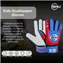 Gants de gardien de but de football junior pour garçons, enfants et jeunes – Gants de gardien de but de football avec paume supe