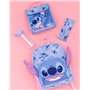 Disney Lilo and Stitch Sac à Dos pour Fille | Sac à Dos d'école avec Oreilles 3D et Bouteille d'eau | Sac à Dos pour la rentrée 