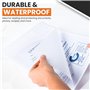 Pochettes de plastification A4 - 120 feuilles | 100 microns | Finition brillante | Étanches, durables, découpables, faciles à ne