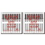 Organ Aiguilles pour machine à coudre domestique – Super extensibles (HA x 1SP), 2 paquets de 10, tailles 75/11 et 90/14 + grand