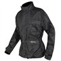 A-pro Combinaison Kit Anti Pluie Blouson Pantalon Gants Surbottes Impermeable Noir XL