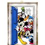Disney Lot de 7 tableaux Mickey Minnie Mouse Doland Daisy Duck Goofy Pluto Style Vintage Série Bandes dessinées de collection Im