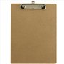 Presse-papiers en bois ACROPAQ - 1x Presse-papiers en bois MDF A4 - Durable
