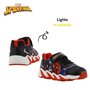 Leomil Spiderman Chaussures clignotantes pour garçon de 2 à 8 ans, chaussures basses lumineuses avec lumière pour enfants, baske
