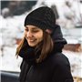 ZRUHIG Bonnet Bluetooth Homme, Bonnet Bluetooth Unisexe Cadeau Musique stéréo Chapeau d'hiver Chapeau sans Fil avec Bluetooth V5