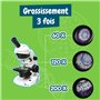 Science4you Mon Premier Microscope Enfants 7 8 9 10+ Ans - Kit de Chimie avec 15 Experiences Scientifiques - Adapteur Microscope