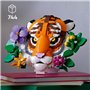 LEGO Art 31217 La Collection Faune  Le Tigre - Set Adulte - Décoration Murale Avec Fleurs