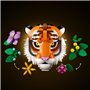 LEGO Art 31217 La Collection Faune  Le Tigre - Set Adulte - Décoration Murale Avec Fleurs