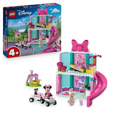 LEGO | Disney 43274 L'Hôtel pour Animaux de Minnie - Jeu de Construction 4 ans - Cadeau