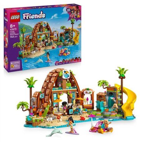 LEGO Friends 42673 Vacances a l'Hôtel de la Plage - Jeu de Construction pour Fille 8 Ans