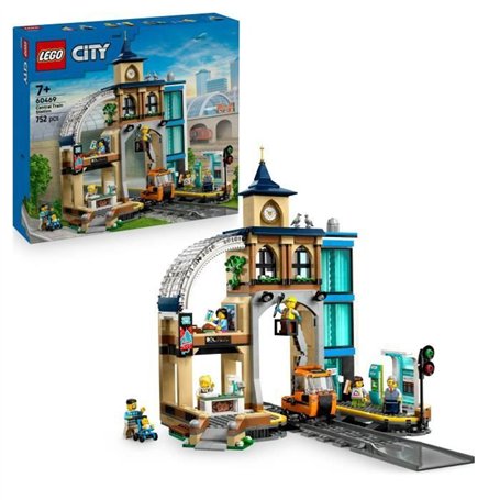 LEGO City 60469 La Gare Centrale - Jeu de Construction pour Garçon ou Fille des 7 ans