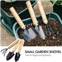 HFYMXNB 6pcs Outils de Jardin,Ensemble idéal pour Le lit de Fleurs et Le Balcon Comprenant la truelle de Fleurs，Mini Jardinage O