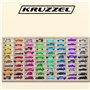 KRUZZEL Vitrine de Collection en Bois avec 80 Compartiments 78,5 x 40 cm - vitrine en Bois pour Votre Collection - vitrine d'org