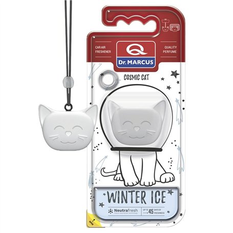 Désodorisant Pour Voiture Dr Marcus Cosmic Cat ICE CHILL Plastique Pendentif