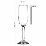 Glasmark Krosno Coupe Champagne Ensemble De 6 Coupes De Champagne Flûte À Champagne En Verre Verre À Prosecco Verre À Vin Mousse