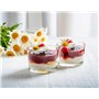 Glasmark KROSNO 1992 Lot De 6 Coupes À Glace En Verre Transparent Coupes À Dessert Lavables Au Lave-Vaisselle 170 ml
