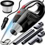 Retoo Aspirateur de Voiture 4 en 1 Sec DC 12 V 120 W 4200 Pa avec Filtre HEPA