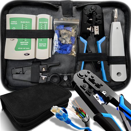 Retoo Professional Testeur De Network Réseau 4 En 1