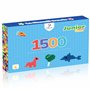 La Manuli Lot de 1500 grandes perles à repasser de 10 mm - Taille XL - Pour enfants à partir de 3 ans - Kit de recharge de perle
