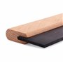MIVOS Spatule en caoutchouc - Set de spatules à carrelage - 150mm - 200mm - 250 mm -300 mm - Gomme à joint poignée en bois - Gom